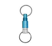 Accesorios para llaves Llavero Desmontable Llavero Metal Desmontable Llavero Doble Anillos para Estudiantes Profesional Práctico Llavero Separador