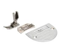 Accesorios para máquinas de Coser, pie para máquina de Coser con Pespunte, Diente E, prensatelas P351 con bisagras 18T, Pieza CNC para Uso Industrial