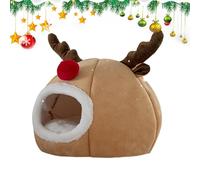 Accesorios para mascotas de Navidad Cama de cueva para gatos Muebles para mascotas de moda Cama de anidación para gatos Cueva para mascotas duradera Acogedora casa para gatitos Cama para c