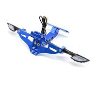 Accesorios para matrículas para Kawasaki ZRX1100 ZX1100 ZZR1400 ZXR400 ZX1400, Soporte para Matrícula De Motocicleta, Soporte para Matrícula, Marco, Placa De Matrícula(BLU)