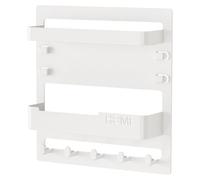 Accesorios para mesita de noche, organizador para montaje en pared, autoadhesivo, bonita decoración de habitación, decoración de habitación de niña para almacenamiento y organización de dormitorio