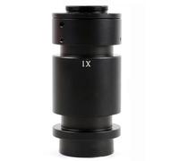 Accesorios para microscopio 0.4X/1X Lente mono industrial Zoom C Mount Lente adaptador para 0.7X-5X Aumento ajustable Continuamente Variable 200X 500X Durabilidad y rendimiento fiable (Tamaño: 1x)