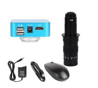 Accesorios para microscopio de laboratorio de 13 MP, microscopio monocular, juego de cámara digital, lente ajustable de 130X o 180X