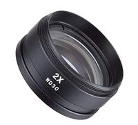 Accesorios para microscopios 0. 3X 0.5X 0.7X 0.75x 1x 1.5X 2X Accesorios de Lente estéreo de Lentes de Barlow Accesorios de Lentes de 48 mm Universal (Color : 2X)