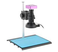 Accesorios para microscopios 51MP 2K 1080P HDMI USB Cámara digital para microscopio de vídeo industrial + Objetivo con casquillo C + Anillo luminoso 56LED para soldadura PCB del teléfono Duración y