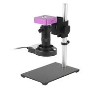 Accesorios para microscopios 51MP 2K 1080P HDMI USB Cámara digital para microscopio de vídeo industrial + Objetivo con casquillo C + Anillo luminoso 56LED para soldadura PCB del teléfono Duración y