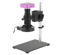 Accesorios para microscopios 51MP 2K 1080P HDMI USB Cámara digital para microscopio de vídeo industrial + Objetivo con casquillo C + Anillo luminoso 56LED para soldadura PCB del teléfono Duración y