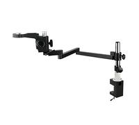 Accesorios para Microscopios 76 mm de 50 mm Cantero de Anillo Ajustable Articular Armar Pilar de Pilar Soporte Soporte de microscopio estéreo Durabilidad Y Rendimiento Confiable(76mm Black)