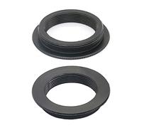 Accesorios para microscopios Anillo adaptador CS C-RMS/RMS-C de 1 pieza Adaptador para anillo roscado de montaje de C a RMS Todo de metal RMS a montura C para lente de cámara USB Duración y pres