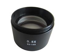 Accesorios para microscopios de Laboratorio Ajuste Auxiliar de la educación de 0.5X Lente objetiva de unión Auxiliar for Accesorios de Piezas de microscopio estéreo