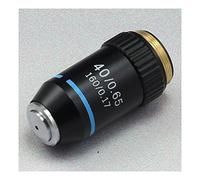 Accesorios para Microscopios Lente de microscopios 4X 10x 20x 40x 60x 100x (Aceite) 195 Lente Objetivo acromático Durabilidad Y Rendimiento Confiable(40X(Black))