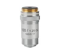 Accesorios para Microscopios Objetivo de microscopio 100X Objetivo acromático Piezas de microscopio biológico de Laboratorio Durabilidad Y Rendimiento Confiable