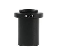 Accesorios para Microscopios XDC-10A XDC-10A 0.35X 0.5X 1X Lente óptica Ocular Monocular Microscopio Industrial Lente de cámara CCD Digital Durabilidad Y Rendimiento Confiable(0.35X)