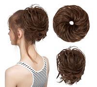 Accesorios para Moño para Mujer Moño de pelo sintético con banda goma elástica, moño desordenado, peluca, rizado, lazos for el donut, for mujer