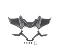 Accesorios para Motocicleta Alerones Delanteros Negros Naked con Carga Aerodinámica Y Kit De Aerodinámicos para MT 07 2021-2023 Carenado de Motocicleta(Fibra de Carbon)