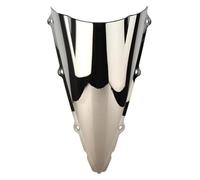Accesorios para Motocicleta Deflector De Aire Parabrisas Delantero para Yamaha YZF1000 YZFR1 2002 2003 carenabris Parabrisas Moto(Silver)