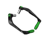 Accesorios para Motocicleta Empuñaduras De Barra Palancas De Embrague De Freno Final Protector De Protección para Ninja 250 300 400 650 H2 H4 Protectores Manillar Moto(Verde)