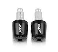 Accesorios Para Motocicleta, Manillar De 7/8 "22MM, Empuñadura De Extremo De Manillar, Tapón De Peso, Silder Para YZF R6S YZF R6 YZF-R1 YZF R1(Black-Black)