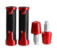Accesorios para Motocicleta para Suzuki GSF600 Bandit 1996-2000: Puños de Manillar, Tapones para Extremos(Red)