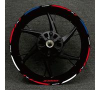 Accesorios para Motocicleta, Pegatina para Cubo De Rueda, Calcomanías Reflectantes para Suzuki DL650 DL1000 V Strom 650 XT V-Strom Calcomanía llanta(Color9)