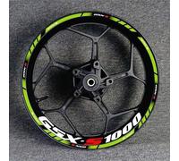 Accesorios para Motocicleta Pegatinas para Ruedas Llanta Reflectante Calcomanías Impermeables para Suzuki GSXS1000 Gsx-s 1000 R(Style 3)
