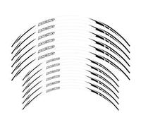 Accesorios para Motocicleta Pegatinas Reflectantes para Borde De Llanta Rayas Rueda Reflectante para CRF 50F 70F 80F(Style 1)