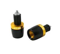 Accesorios para Motocicleta Puños de Manillar de 7/8 Tapones de Extremo de contrapeso de Manillar Tapones deslizantes para Yamaha para MT09 Tapón de Extremo de Manillar (Amarillo)