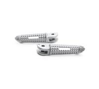 Accesorios para Motocicleta Reposapiés Delanteros Traseros Aluminio para Trident 660 TRIDENT660 2021-2025 Estriberas Pedales Pie Motocicleta Estriberas(Front Silver)