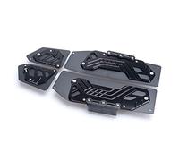 Accesorios para motocicleta, reposapiés, estribos, protector de placa de pedal para ADV 350 ADV-350 adv350 2022 2023 (negro)
