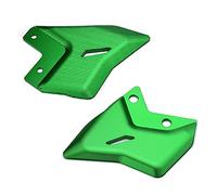 Accesorios para motocicleta, reposapiés trasero, protector de placas de talón compatible con Kawasaki NINJA650 Z650 NINJA 650 Z 650 Z650RS Z 650 RS 2018 19 20 21 22 2023 (verde)