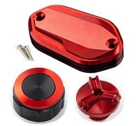 Accesorios Para Motocicleta Tapa Del Depósito De Freno Delantero Y Trasero Para Ninja 400 Z400 2018 2019 2020 2021 2022 2023 2024 RESPUNEKBAH(A set red)