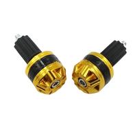 Accesorios para Motocicleta Tapones de Extremo de Manillar de Aluminio CNC de 22 mm Universal para Yamaha MT07 09 FZ25 Puños de Manillar de Motocicleta (Amarillo)