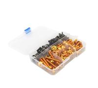 Accesorios Para Motocicleta, Tornillos De Carenado Personalizados, Kit Completo Parabrisas, 177 Piezas Para Gts 300 Gts300 Aleación CNC(Gold)