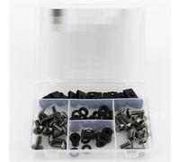 Accesorios Para Motocicleta, Tornillos De Carenado Personalizados, Kit Completo Parabrisas, 65 Piezas Para Z1000 2007 2008 2009 Aleación CNC(Titanium)