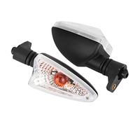 Accesorios Para Motocicletas, 1 Par De Luces Intermitentes Para Motocicleta, Indicador De Luz Intermitente, Compatible Con Tiger (Blanco Negro)