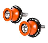 Accesorios para Motocicletas Carretes Deslizantes De Basculante para Motocicleta, Tornillos Soporte Aluminio CNC para Honda VF 750S VF750S VF750 para Saber 1982 1983 1984 1985(Orange)
