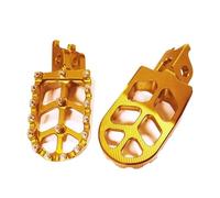 Accesorios para Motocicletas: Estriberas/Reposapiés Pedales - Piezas para Motos De Cross para HM50(Gold)