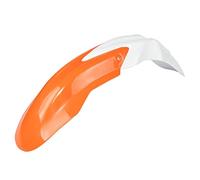 Accesorios para motocicletas Guardabarros Neumático Fender Motocicleta Rueda Hugger Barro Splash Guard Carenado Para YZF KLX KXF CRF WRF(Orange white)