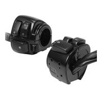 Accesorios para motocicletas Interruptor de control de giro del manillar de motocicleta negra de 1 pulgada de 1 pulgada con 1996-2012 XL883 Sportster Models se adapta a bicicletas de estilo Softail V-