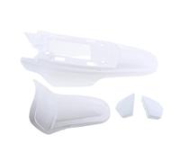 Accesorios para motocicletas Juego De Cubierta Guardabarros Plástico Para Motocicleta Para Yamaha PW50 PY50 PEEWEE 50(White)