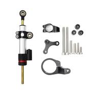 Accesorios para Motocicletas Juego De Soporte Montaje del Estabilizador Amortiguador Dirección CNC La Motocicleta para Honda CBR650R CBR 650R(Nero)