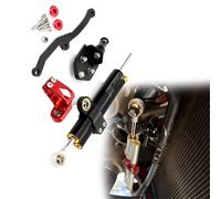 Accesorios para Motocicletas Kit De Montaje Soporte para Piezas Motocicleta para Ducati Multistrada MTS950/1200/1260 / V2 Amortiguador Estabilizador Dirección(Nero)