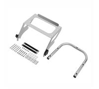 Accesorios para Motocicletas Kit De Soporte Hardware Acoplamiento para Portaequipaje Trasero Motocicleta Solo Rack para Harley para Road King para Custom EFI FLHRSI 2004 2005 2006(Chrome)