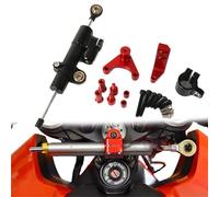 Accesorios para Motocicletas para Ducati Hypermotard 950/950 SP Accesorios para Motocicleta con Kit De Soporte Montaje Estabilizador Amortiguador Dirección(Nero)