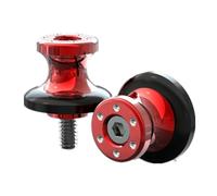 Accesorios para Motocicletas para Suzuki GSX1300R para Hayabusa B-King SFV 650 para Gladius GSX-S 150/750/1000/F Soporte De Motocicleta Tornillo Basculante Carretes Deslizante M8 M6(Rosso)