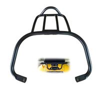 Accesorios para Motocicletas para Vespa GTS 300 250 125 Todo Negro Plata Soporte Trasero Motocicleta Deportes Portaequipajes Estante De Libros Bolsa Equipaje(Nero)