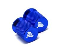Accesorios para motocicletas Para Yamaha Tenere 700 XTZ T7 Tenere700 Para Rally 2019 2020 2021 2022 2023 Accesorios De Motocicleta CNC Tapas Válvula Neumático Rueda Enchufe Cubierta(Blu)