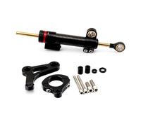 Accesorios para Motocicletas para Yamaha X-MAX300 2017 2018 2019-2023 Juego De Soporte Montaje del Estabilizador Amortiguador Dirección La Motocicleta(Black-Red)