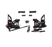 Accesorios para Motocicletas Reposapiés Ajustables Estriberas Traseras para Brutale 675 800 2012 2013 2014 2015 2016 Pedal Freno