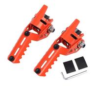 Accesorios para Motocicletas Reposapiés Delanteros de Carretera Abrazaderas de Estribo Plegables Estriberas Pedales para VOGE DS900X(Orange)